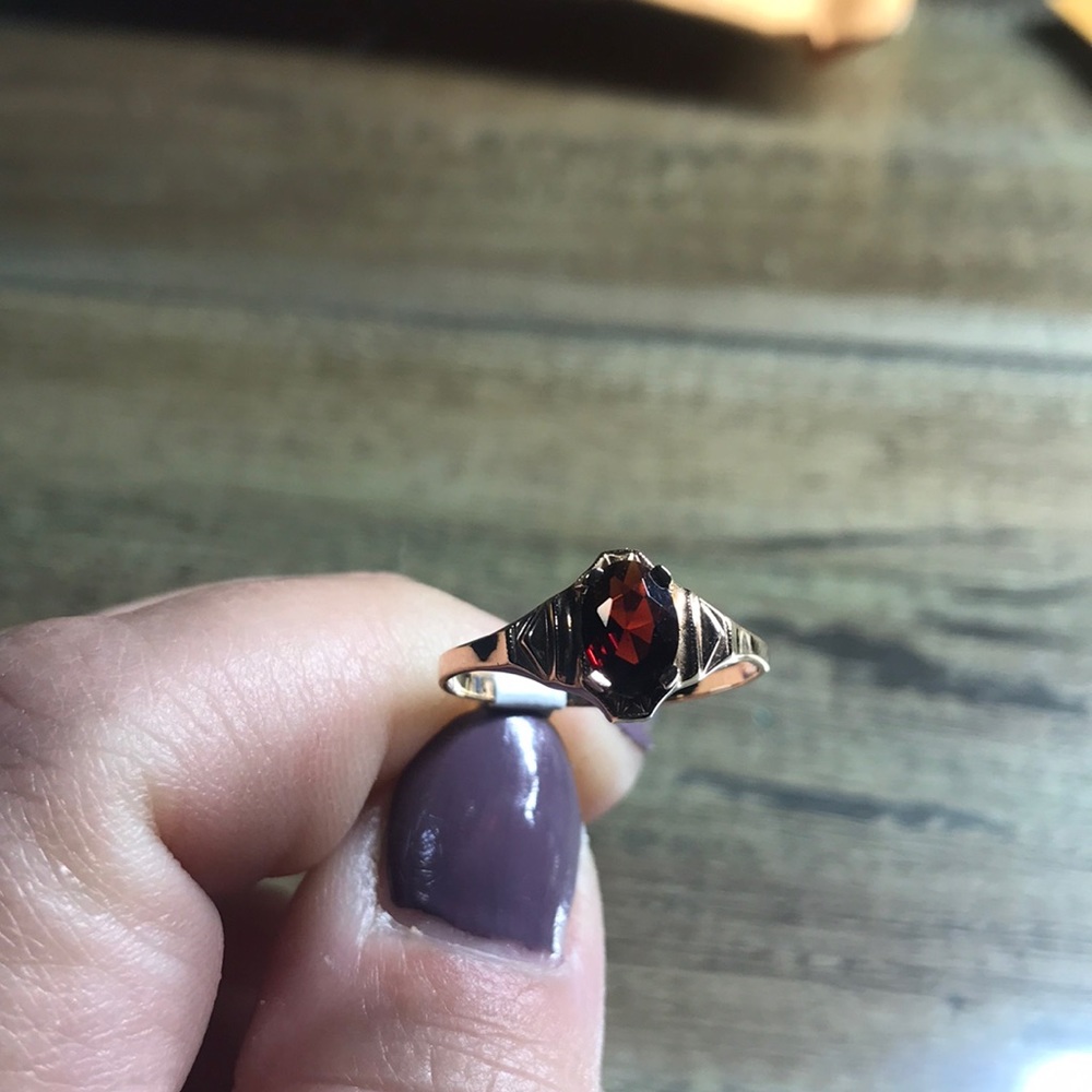 Garnet ring